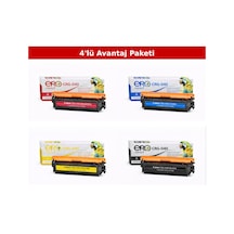 040 / Canon İ-sensys Lbp712cx İçin 4 Renk Çipli Uyumlu Toner Set