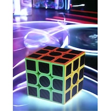 3x3x3 Professıonal Speed Cube Carbon Fıber - Karbon Fiber Profesyonel Rubik Zeka Sabır Küpü
