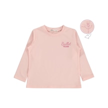 Civil Girls Ballet Team Baskılı 2-5 Yaş Sweatshirt - Pembe