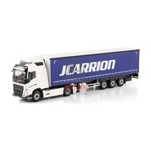 1/50 Transportes J. Carrión Volvo Fh5 Globetrotter 4x2 Curtaınsıde Traıler - 3 Axle