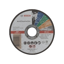 Bosch Rapido MultiConstruction 115x1.0 mm Düz Kesme Diski