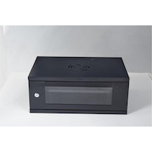 Racksan Se-6407s 7u Duvar Tipi Kabinet 350-530-400 Raf+fan+priz