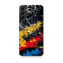 Samsung Galaxy S22 Plus Uyumlu Renkli Boyalar Desenli Silikon Kılıf
