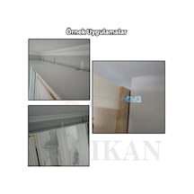 Deprem Mobilya Dolap Sabitleme Aparatı Seti 40x80x80mm - L Demir Gönye Köşebent Bağlantı