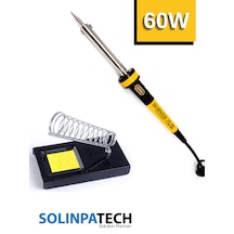 Solinpatech 60w Profesyonel Yüksek Sıcaklığa Dayanıklı Resistörlü Kalem Havya Ve Stant