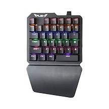 Rush SIEGE RK77 Blue Switch PUBG Oyuncu Gaming Mekanik Klavye Keypad