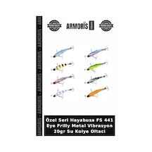 Özel Seri Hayabusa Fs 441 Eye Frilly Metal Vibrasyon 20gr Su Kolye Oltaci