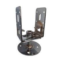 Krom Ayarlı Tablalı Pergole Ayağı