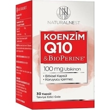 Naturalnest Koenzim Q10 100 Mg ( Ubikinon ) 30 Hard Kapsül