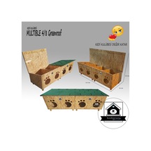 Kedigram Kedi Kulübesi Kedi Evi Profesyonel Multible Greenroof 4/8