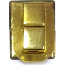 Yaylı Klips, Kutu Ön Kilidi - Büyük, Sarı, 1 Adet