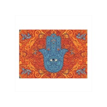 Mavi Fatma Eli Art Mdf Poster