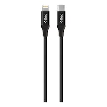 Ttec 2DK41 USB-C - Lightning Hızlı Şarj Kablosu 150 CM Alumicable Halat Kablo Siyah