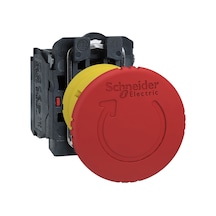 Schneider Xb5as8442  Acil Stop Butonu  1nk  Çevir-çek Tip  22mm  N11.1442
