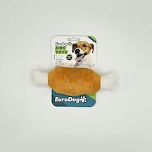 Eurodog - 489 - Peluş Etli Kemik Köpek Oyuncağı - Edntrend - 19x6 Cm