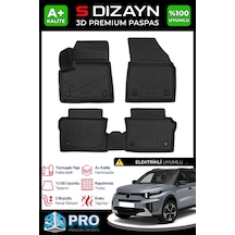 S-dizayn Citroen C3 Aircross Elektrikli 3d Pro Havuzlu Paspas 2025 Üzeri A+ Kalite