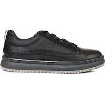 Greyder 16380 Hakiki Deri Siyah Erkek Sneaker Ayakkabı-70-siyah