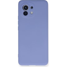 Ilkeshop Newface Xiaomi Mi 11 Kılıf Nano İçi Kadife Silikon - Lila