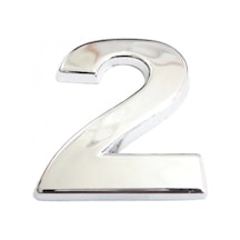 Mey İthalat Cemax Krom Yapışkanlı 2 Rakamı 5 Cm