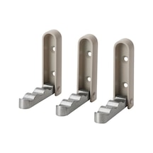 Ikea Klyket Banyo Askısı 3 Kancalı 3'li 8 X 9 Cm Gri