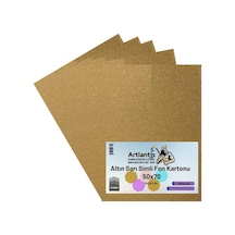 Simli Fon Kartonu 50X70 5 Adet Artlantis Simli Fon Kartonu 50x70