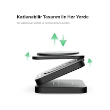 Smart Kablosuz Şarj Standı 3'ü Bir Arada Mag Safe İle Uyumlu Qi2 15w Hızlı Şarj Cihazı X6402
