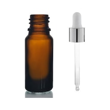 20ml Kahverengi Cam Damlalıklı 12 Adet,gümüş Kapak Beyaz Emzik, Ecza Şişesi, Damlalıklı Şişe, Propolis Şişesi, Damlatmalı Şişe, Saç Serum Şişesi, Ecza Şişesi