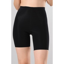 Miss Fit 14001 Kadın Lazer Kesim Dikişsiz Extra Yüksek Bel Silikonlu Kaymaz Paçalı Korse 001