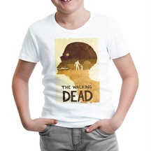The Walking Dead Beyaz Çocuk Tshirt