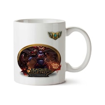Shyvanna Lol İki Tarafı Baskılı Kupa Bardak Çok Renkli