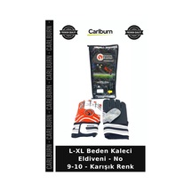 Özel Üretim Futbol Antrenman Maç Bilek Destekli L-xl Beden Kaleci Eldiveni - No 9-10 - Karışık Renk
