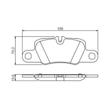 Porsche Panamera 3.0 Dizel 2011-2016 Bosch Arka Balata