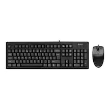 A4 TECH KM-72620D USB Q Trk Optic Mouse Siya   Multimedya Klavye