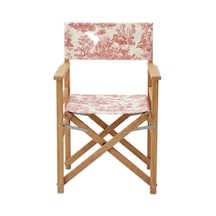 Toile Burgundy Katlanabilir Sandalye Çok Renkli