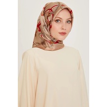 Armine İpek Eşarp 2025 Kış - 9203-05 Camel Twill Camel