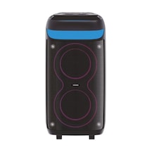 Rose Hp-2250 Partybox Kablosuz Çift El Mikrofonlu Sarjlı Bluetooth Dual 8 Hoparlör