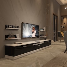 Decoraktiv Trendstyle 270r Mdf Tv Ünitesi Tv Sehpası Beyaz - Siyah