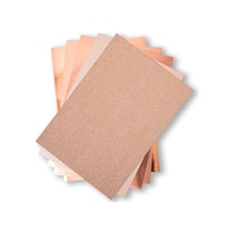 Sizzix Rose Gold Surfacez Zengin Kart Stoğu, 20x29 Cm, 50'li Paket
