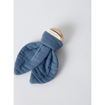 Organicera Muslin Diş Kaşıyıcı Mavi Çok Renkli