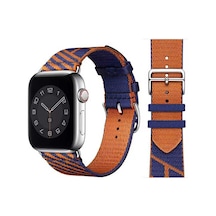 Apple Uyumlu Watch 7 41mm Krd-51 Hasır Kordon-no5
