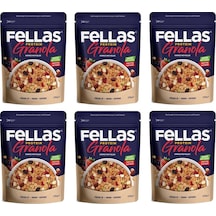 Fellas Vegan Protein Granola Kırmızı Meyveler 270 Gr X 6 Adet