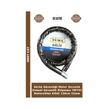 Sürüş Güvenliği Motor Hırsızlık Onlemi Güvenlik Ekipmanı Ym752 Motorsiklet Kilidi 120cm 22mm