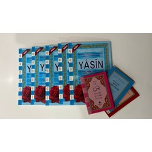 5 Adet Iri Yazılı Yasin-ı Şerif Kitabı Büyük Boy.
