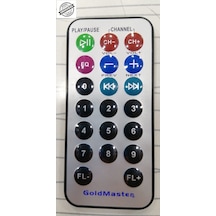 Goldmaster Car Fm Transmitter Bluetooth, Usb Phone Charger, Hands-free Calls, Microsd, Aux, Remote Control