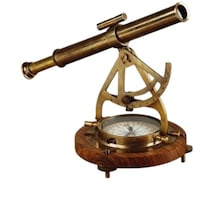 Denizcilik Grubu-marine Pirinç Aksesuar-pusulalı Teleskop-25x33x