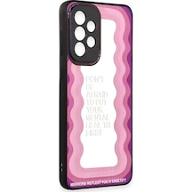 Ilkeshop Newface Samsung Galaxy Uyumlu A73 5g Kılıf Mirror Desenli Kapak - Mirror - 11
