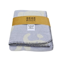 Bear Foot Pamuk Bebek Battaniyesi Mavi 100 75 Mavi
