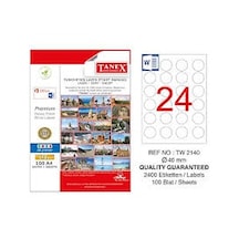 Tanex Tw-2140 40MMx100Ad. Lazer Yazıcı Etiketi