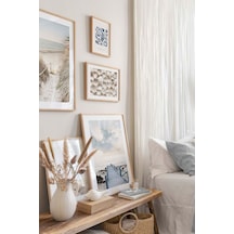 Artavessa 5 Parça Ahşap Çerçeve Görünümlü Mdf Tablo Seti - CRCVSZARTEVESSASTKO26 150 x 100 150 x 100