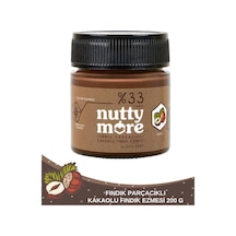 Nutty More %33 Fındık Parçacıklı Kakaolu Fındık Ezmesi 200 Gr